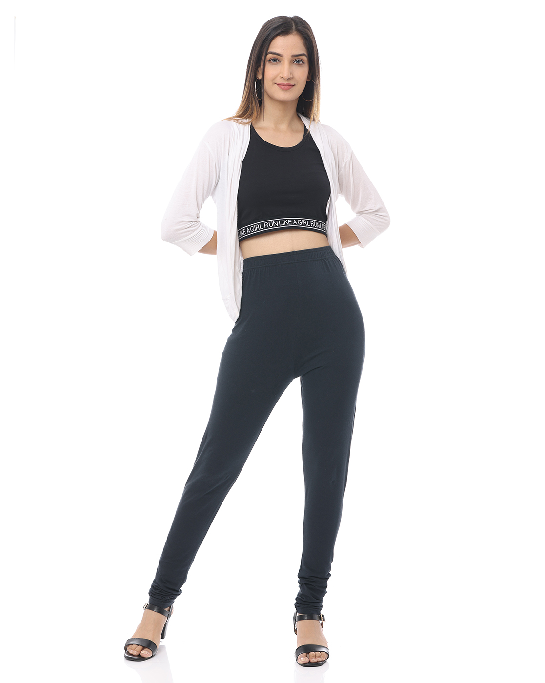 Crepeon Leggings Ankle Length exporter and supplier from India