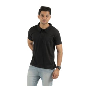 T Shirt Cotton Polo Half Sleeves Plain